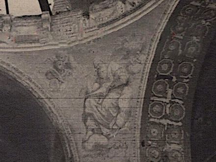 Храм Покрова Пресвятой Богородицы в Черепово. Фрагмент фресок
